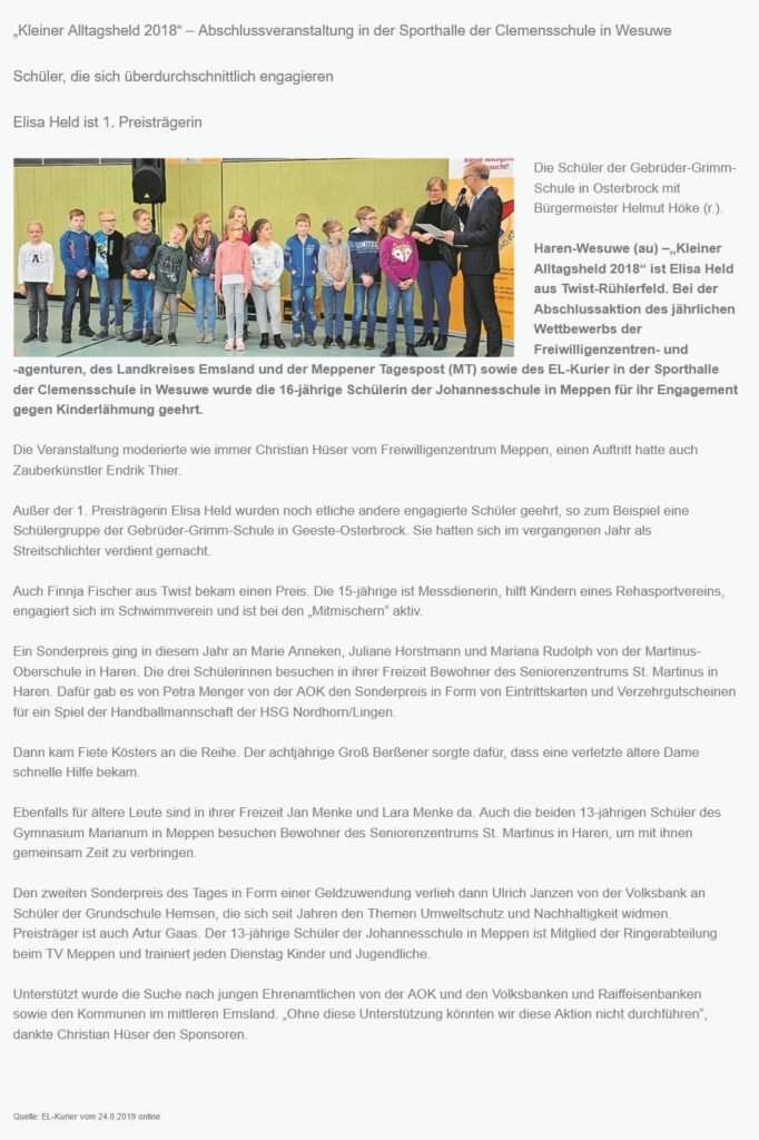 2019 Kleiner Alltagsheld
